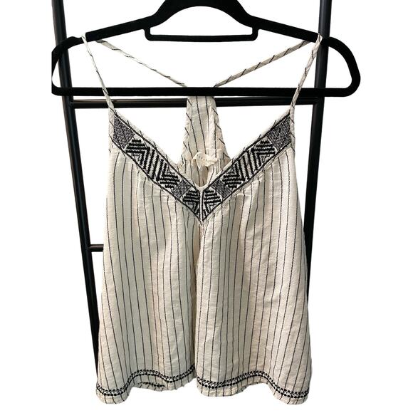 Love stitch  BOHO spaghetti strap racer-back cami top Small - Picture 1 of 5
